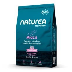 Naturea Miacis (ração para gato adulto e gatinho) - Salmão, frango, coelho