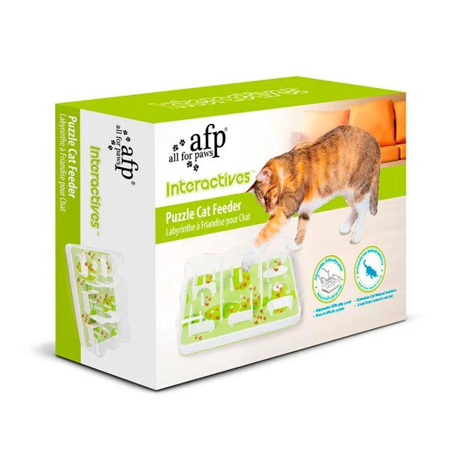 Comedouro interativo (All for Paws) Puzzle Cat Feeder - Image 2