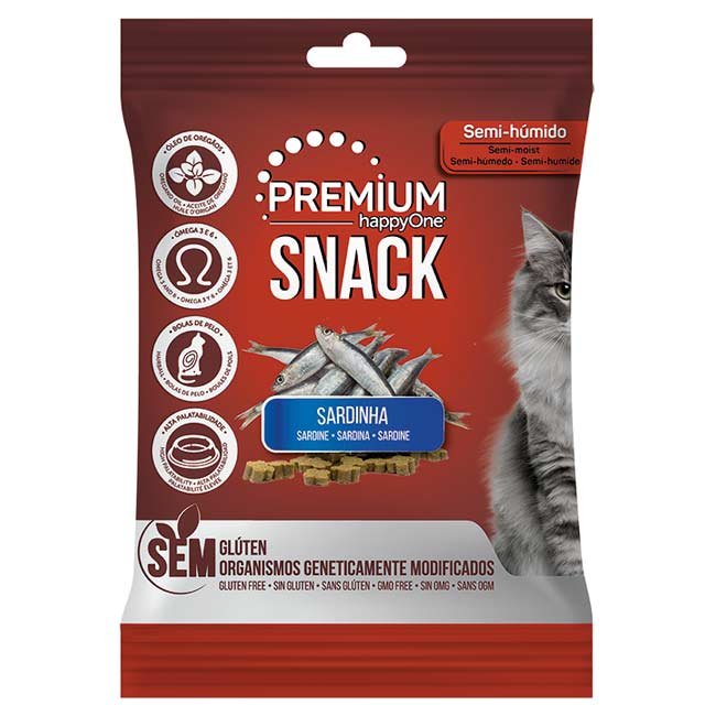 HappyOne Premium Snack (50 g) - Sardinhas