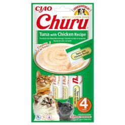 Churu Original Snack Líquido para Gatos (4x14g) - Atum com Frango
