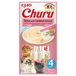 Churu Original Snack Líquido para Gatos (4x14g) - Atum com Salmão