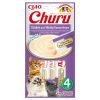 Churu Original Snack Líquido para Gatos (4x14g) - Frango com Gambas