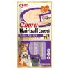 Churu Hairball Control Snack Líquido para Gatos (4x14g) - Atum