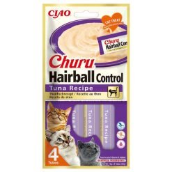 Churu Hairball Control Snack Líquido para Gatos (4x14g) - Atum