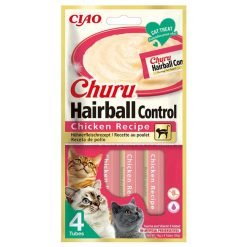 Churu Hairball Control Snack Líquido para Gatos (4x14g) - Frango