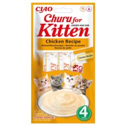 Churu Kitten Snack Líquido para Gatinhos (4x14g) - Frango