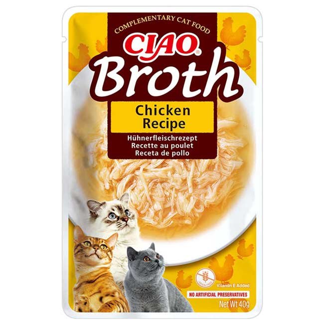 Ciao Broth alimento húmido em caldo (40g) - Frango