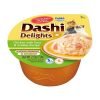Dashi Delights alimento húmido em caldo (70g) - Frango com Atum e Vieira