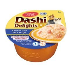 Dashi Delights alimento húmido em caldo (70g) - Frango com Atum