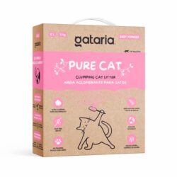 Gataria Pure Cat Areia ultra-aglomerante - Talco