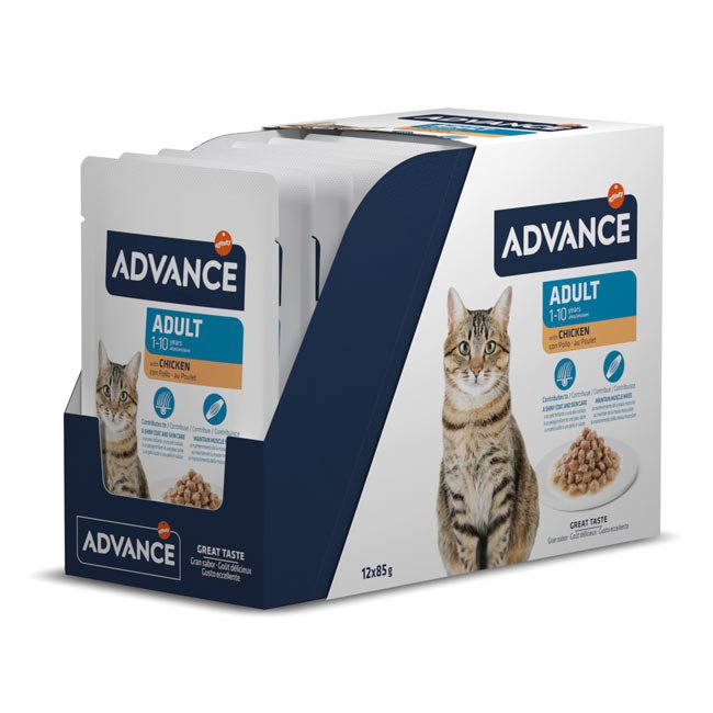 Advance Wet Adult alimento húmido completo para gatos (85g) - Frango - Image 2