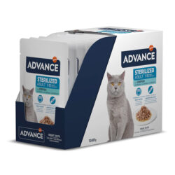 Alternative view of Advance Wet Sterilized alimento húmido completo para gato esterilizado (85g) - Bacalhau