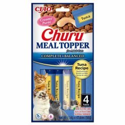 Churu Meal Topper Snack Líquido Completo para Gatos (4x14g) - Atum