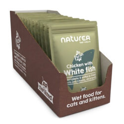 Alternative view of Naturea Wetfood alimento húmido completo (85g) - Frango com Peixe Branco