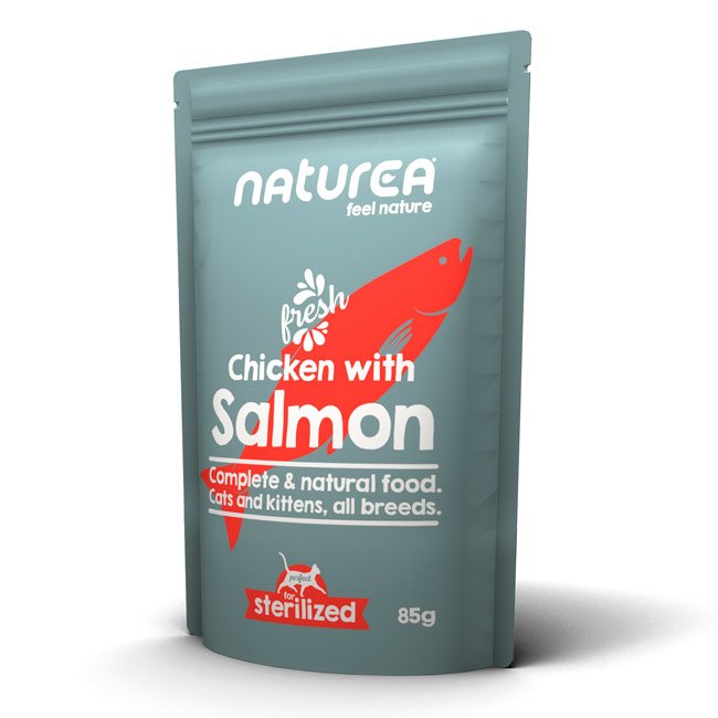 Naturea Wetfood alimento húmido completo (85g) - Frango com Salmão