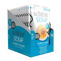 Schesir Soup alimento húmido (40g) – Sopa de Atum e Lulas