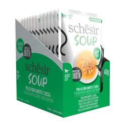 Schesir Soup alimento húmido (40g) – Sopa de Frango com Cenoura e Abóbora