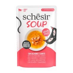 Schesir Soup alimento húmido (40g) - Sopa de Salmão e Cenoura