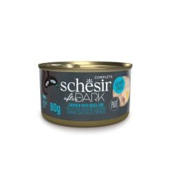Schesir After Dark húmido completo em patê (80g) - Frango com Ovo de Codorniz