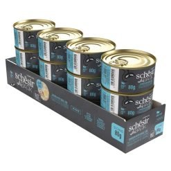Schesir After Dark húmido completo em patê (80g) – Frango com Ovo de Codorniz