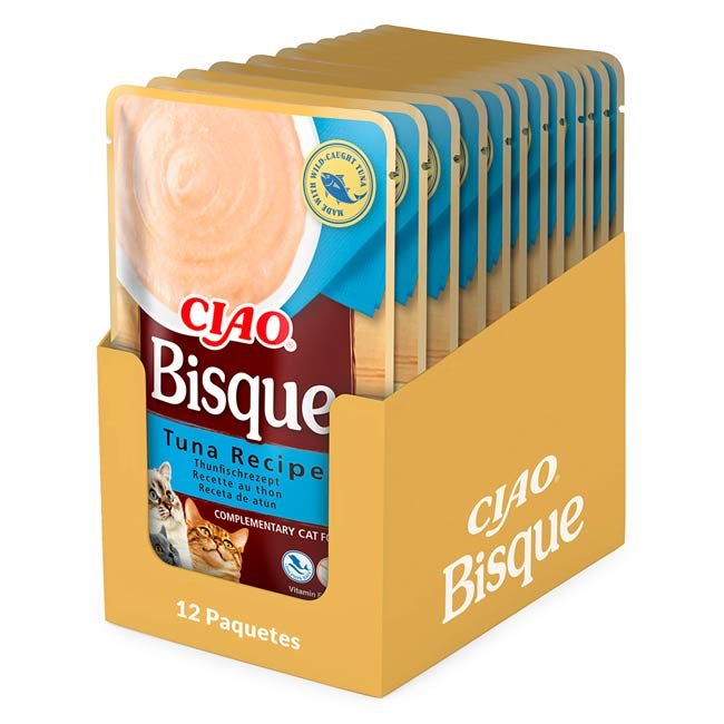 Ciao Bisque alimento húmido em patê cremoso (40g) - Atum - Image 2