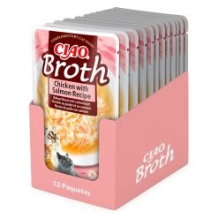 Alternative view of Ciao Broth alimento húmido em caldo (40g) - Frango com Salmão