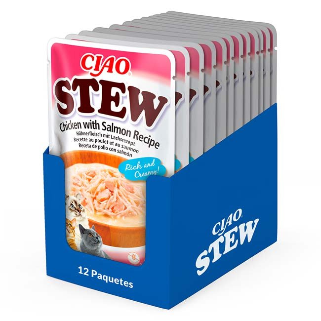 Ciao Stew alimento húmido estufado (40g) - Frango com Salmão - Image 2