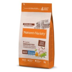 Nature's Variety Healthy Grains para Gato Esterilizado - Peixe branco - Image 3