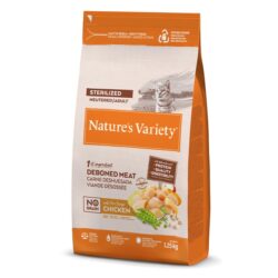 Nature's Variety No Grains para Gato Esterilizado - Frango do campo