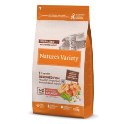 Nature's Variety No Grains para Gato Esterilizado - Salmão