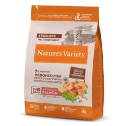 Nature's Variety No Grains para Gato Esterilizado - Salmão - Image 3