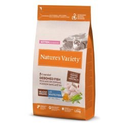 Nature's Variety Healthy Grains Kitten para Gatinhos (1,25 kg) - Peixe branco