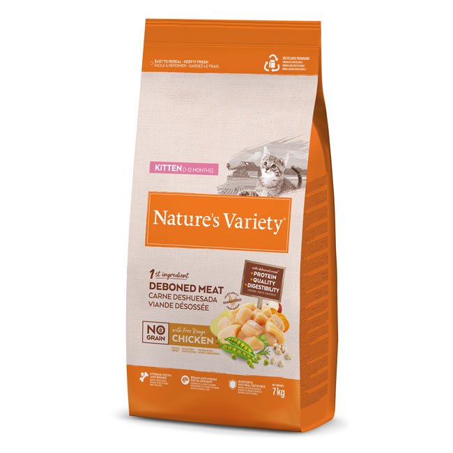 Nature's Variety No Grains Kitten para Gatinhos - Frango do campo - Image 3
