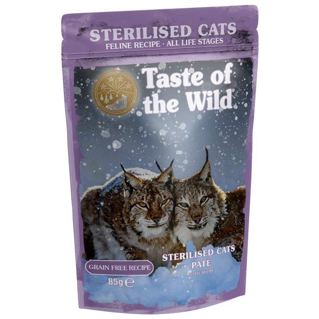 Taste of the Wild húmido (85g) para Gato Esterilizado - Frango