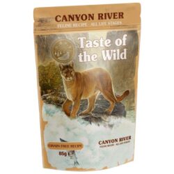 Taste of the Wild Canyon River húmido (85g) em molho - Truta