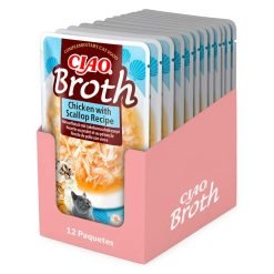 Alternative view of Ciao Broth alimento húmido em caldo (40g) - Frango com Vieira