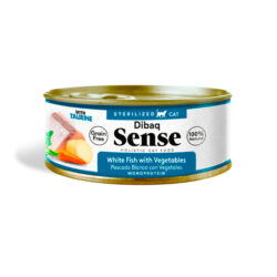 Dibaq Sense húmido (70g) para Gato Esterilizado - Peixe branco com vegetais