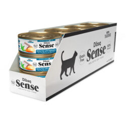 Alternative view of Dibaq Sense húmido (70g) para Gato Esterilizado - Peixe branco com vegetais