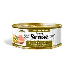 Dibaq Sense húmido (70g) para Gato Esterilizado - Porco ibérico com azeitonas