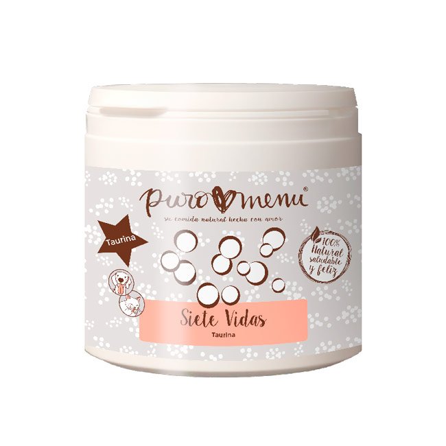 Puromenu Sete Vidas (100 g) Suplemento de Taurina