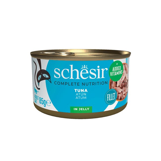 Schesir Complete alimento húmido em gelatina (85g) - Atum