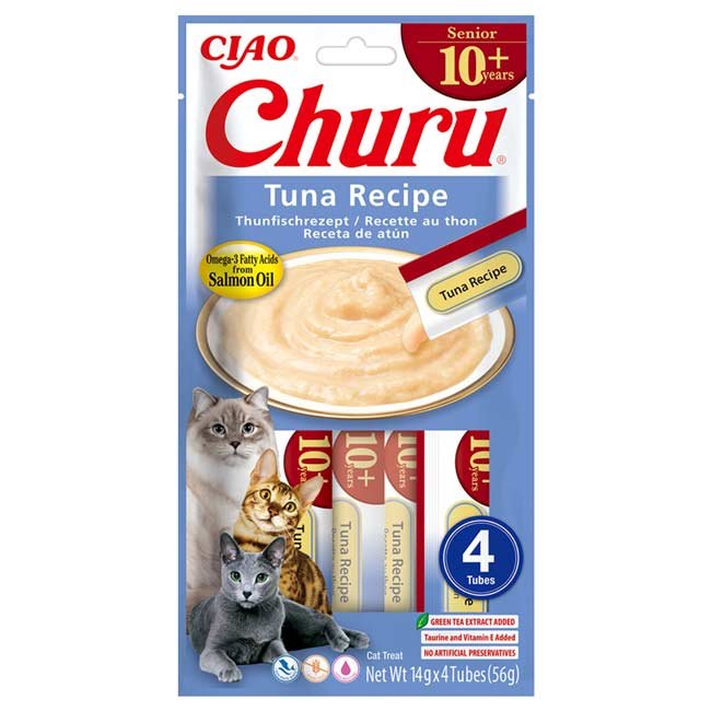 Churu Sénior snack líquido (4x14g) - Atum