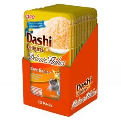 Dashi Delights Delicate Flakes alimento húmido em gelatina (40g) – Frango