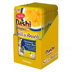Dashi Delights Silky Broth alimento húmido em caldo (40g) – Frango com Atum