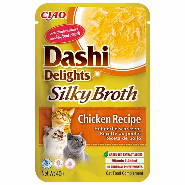 Dashi Delights Silky Broth alimento húmido em caldo (40g) - Frango