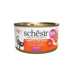 Schesir Complements alimento húmido em caldo (70g) - Atum com Abóbora