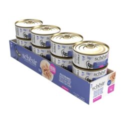 Alternative view of Schesir Complements alimento húmido em caldo (70g) – Frango com Bovino
