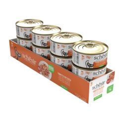 Alternative view of Schesir Complements alimento húmido em gelatina (70g) – Atum com Abóbora