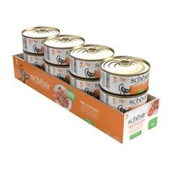 Alternative view of Schesir Complements alimento húmido em gelatina (70g) – Atum com Cenoura