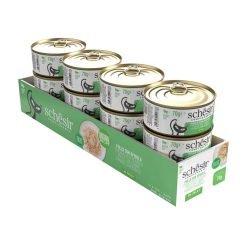 Schesir Complements alimento húmido em gelatina (70g) – Frango com Robalo